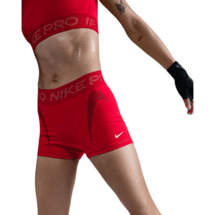 Nike Женские байкерские шорты со средней посадкой 3" с принтом HJ1226-657