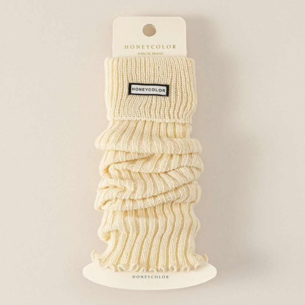 Однотонные носки до середины икры, утолщенные носки средней длины, новые гетры, осень и зима