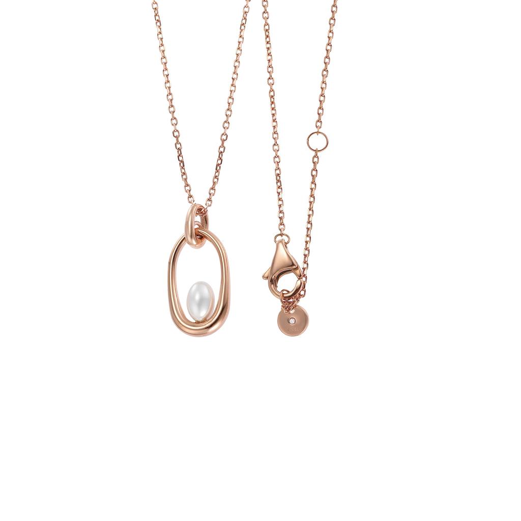 Skagen Women's Agnethe Shell Pearl Pendant Necklace, SKJ1749791