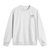 Li Ning Sports Fashion Series свитер с круглым вырезом и длинным рукавом с логотипом и буквами, унисекс-толстовка с цветочным серым оттенком, темно-антарктический серый AWDUF05-3