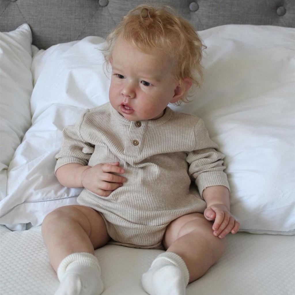 70 см 3D краска для рук мягкая силиконовая кукла реборн игрушка для девочки 28 дюймов реалистичная блондинка для малышей Art Bebe