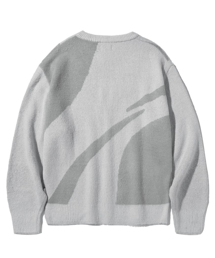 FILLUMINATE Symbol Jacquard Round Knit - Grey