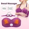 Electric Breast Massage Bra Wireless Breast Enhancement Instrument with Hot Compress Vibration for Breast Lift Enlarge