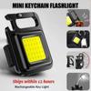 30W Super Bright MINI COB Keychain Flashlight Charging Lamp Camping Lights with Magnet 4 Lighting Modes for Camping Home