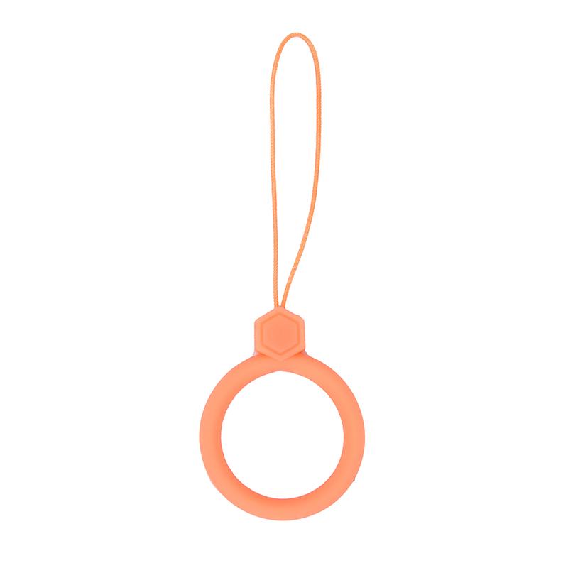 Finger Ring Anti-Lost Universal Phone Short Lanyard Silicone Pendant Ring Strap