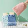 New Solid Color Nordic Bath Towel Exfoliating Glove Double-Sided Bathing Back Scrubber