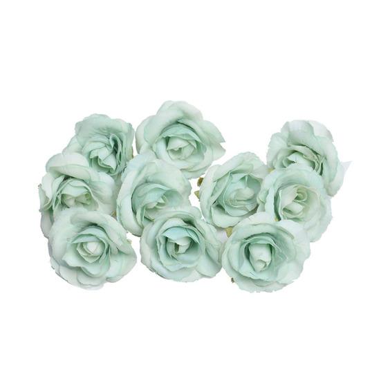 10шт 4 см искусственные розы голова DIY свадебный праздник витрина декор комнаты