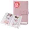 Instax Album Instax Mini Instax Book 108 Sheets Storage X PU Leather Instax Mini Instax File Compact Type [micewaters] (pink)