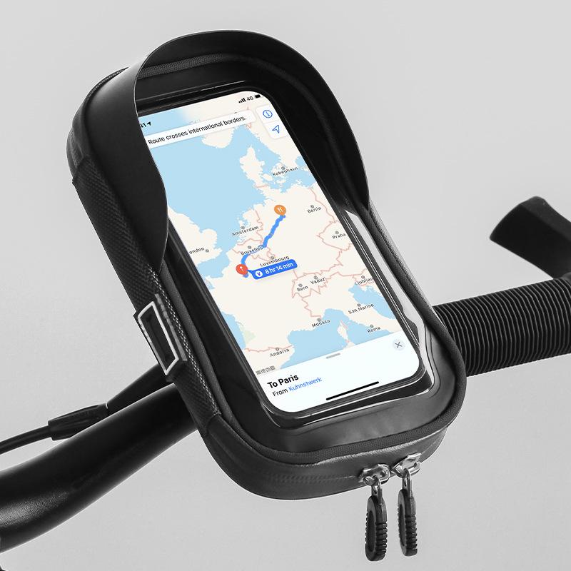 Водонепроницаемая многофункциональная сумка-держатель для телефона для велоспорта и мотоспорта с доступом к сенсорному экрану