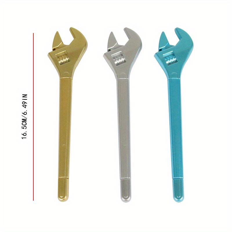 10 шт. 0,5 мм креативная пластиковая гелевая ручка в форме гаечного ключа повседневная декомпрессионная ручка для подписи подарок подарочная специальная ручка