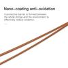 Orphee Acoustic Guitar Strings Folk Guitar Strings High Carbon Steel Hexagonal Alloy Suitable for Beginner Guitar Strings