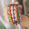 Handmade Boho Turkish Evil Eye Beads Bracelet For Women Men Good Luck Red Rope Woven Gothic Jewelry Party Adjustable Gift