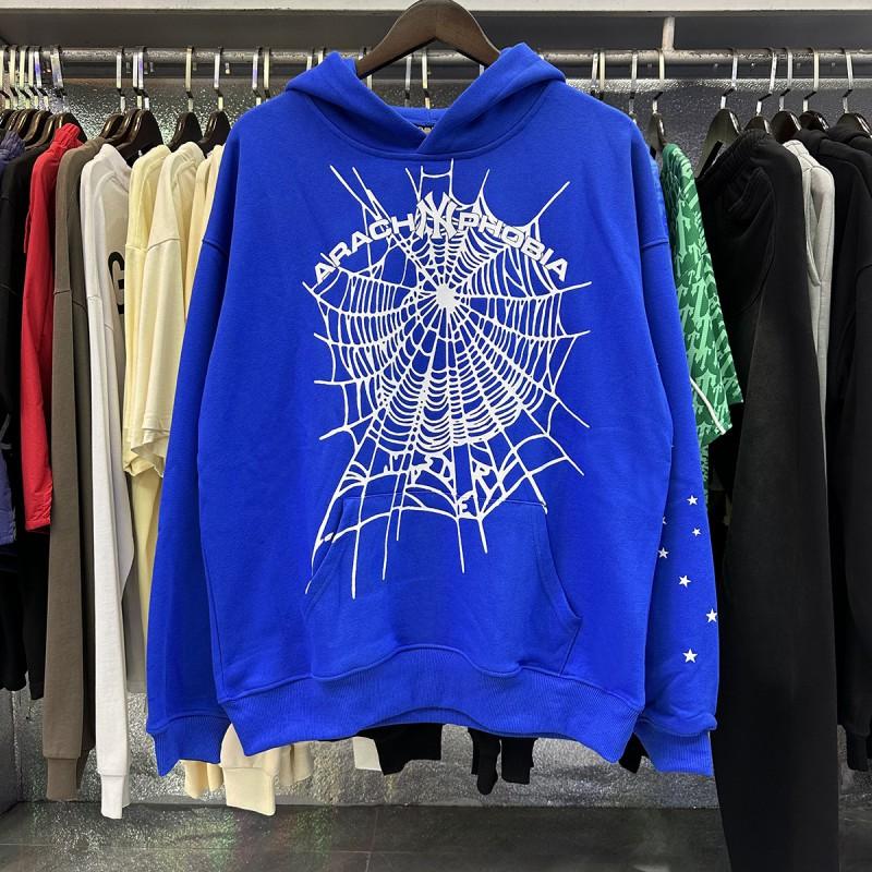Sp5der Hoodie Y2K Streetwear Printed Sweatshirt Men Women Couple