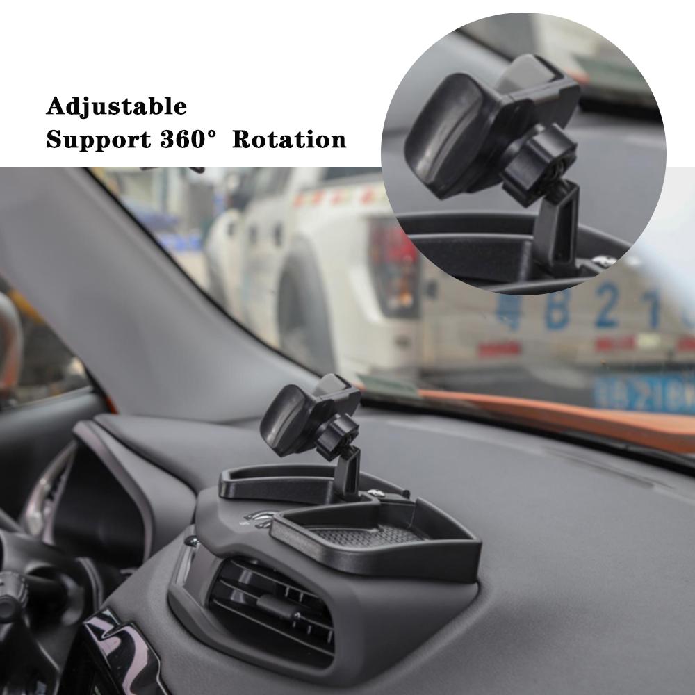 Phone Holder GPS Mount Bracket Stand Storage Box Organizer for Jeep Renegade 2016- 2022 2023 Car Accessories