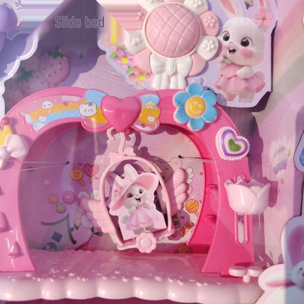 Милый домик для кролика: Качели, Горка, Кровать и Тренировочный класс для девочек