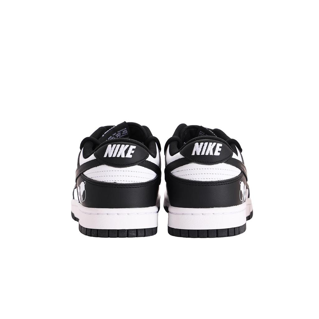 Nike Кроссовки для скейтбординга Dunk Coverage, износостойкие, нескользящие, низкие, унисекс, белые с черным, HF5441-100(Команда59-)