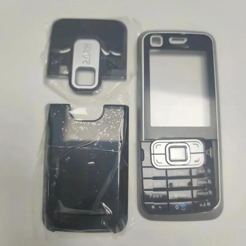Высококачественный Корпус телефона For Nokia 6120 6120C + Клавиатура + Задняя крышка Запасные части