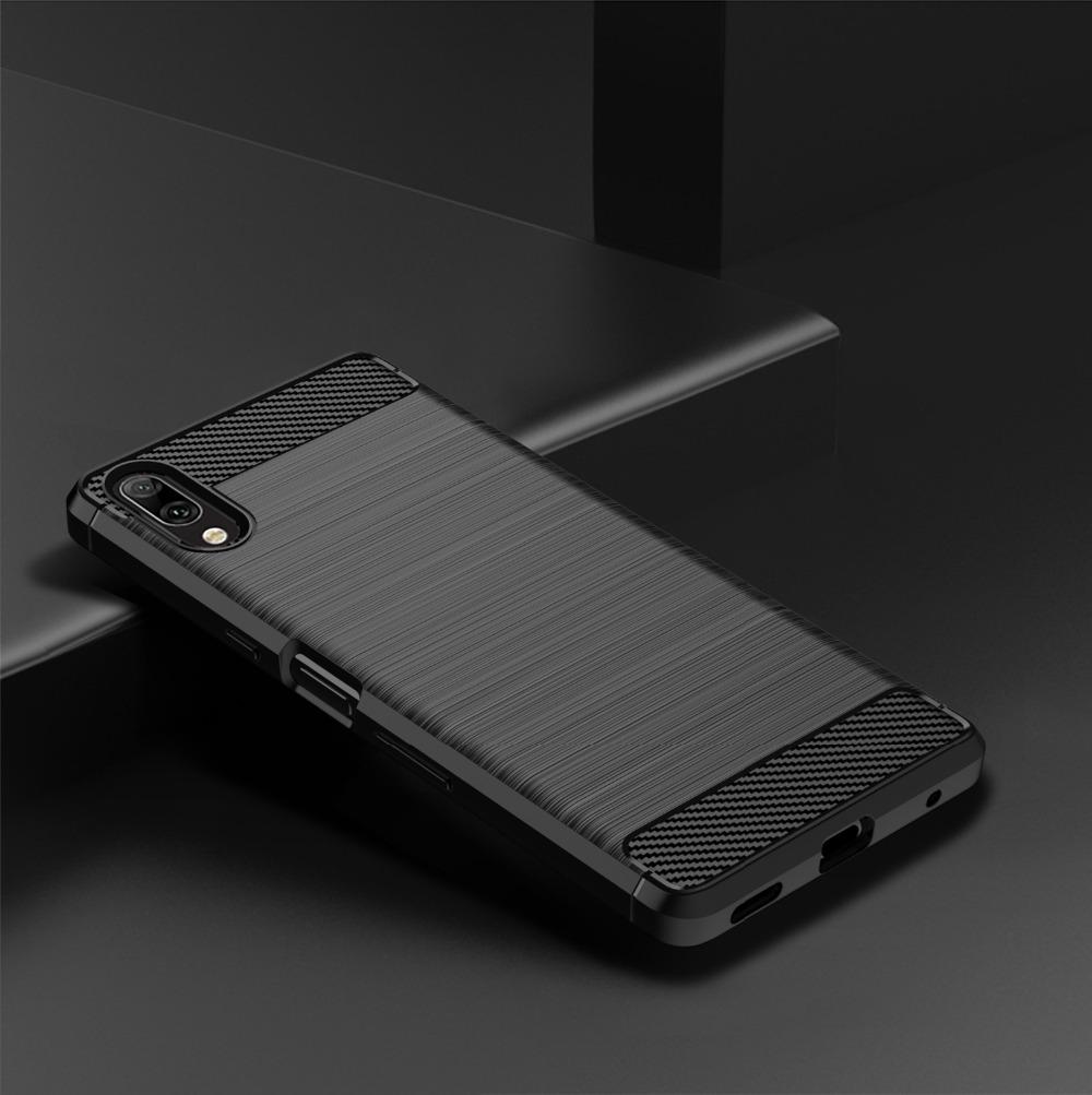 Brushed Texture Case For Sony Xperia 10 1 IV Iii 5 Ii Lite L3 L2 L1 Plus 8 XA1 Ultra XA2 XA3 XA4 XZ4 XZ5 XZ3 Cover Carbon Case
