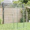 VidaXL Chicken Cage Silver 200x105x182 Cm Galvanized Steel, Chicken Coop, Chicken Run, Chicken Coop with Run, Hutch 172555
