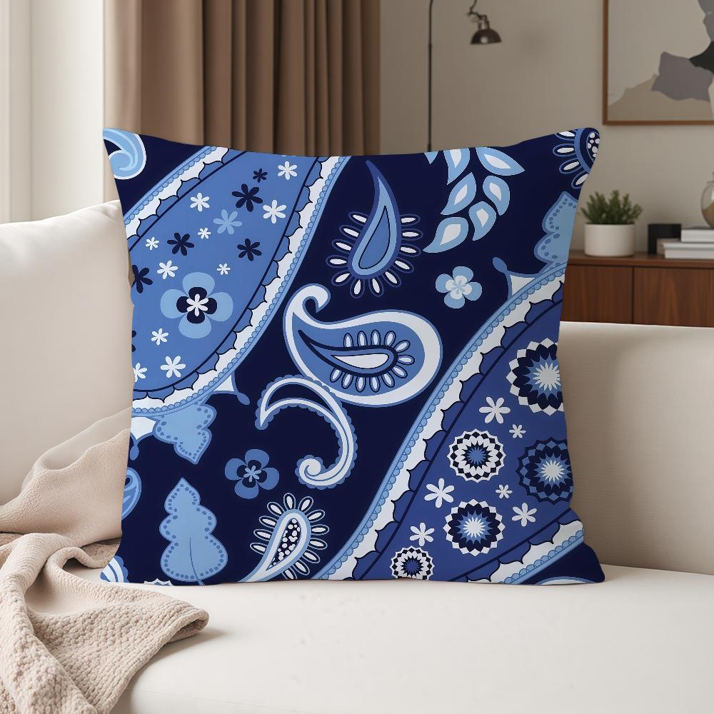 Classic Design PPaisley Pillow Case Suitable For Bedrooms Living Rooms Cars Home Decoration