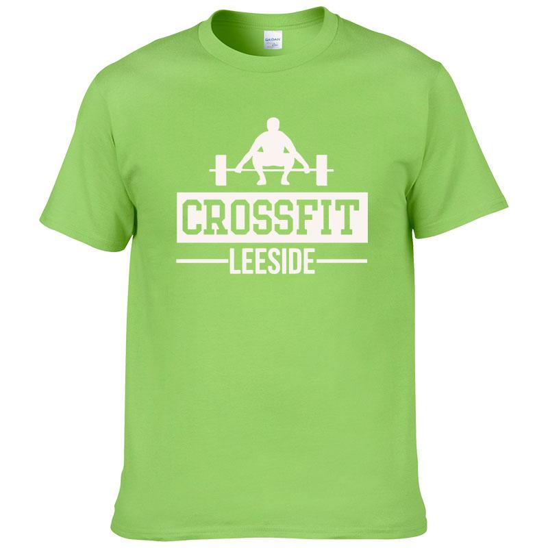 2026 Brand Crossfit Fitness T-Shirts Men's short sleeves Cotton Round Collar Tee shirts Men Bodybuilding Casual T shirts #193