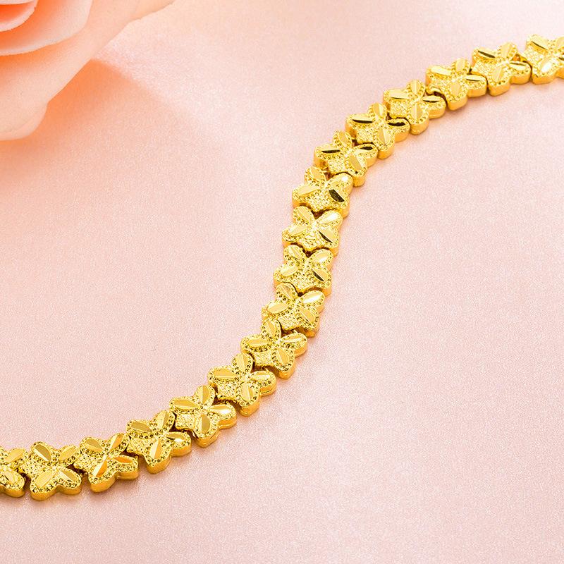 Four Leaf Clover Women's Bracelet, European and American Light Luxury High-end Bracelet