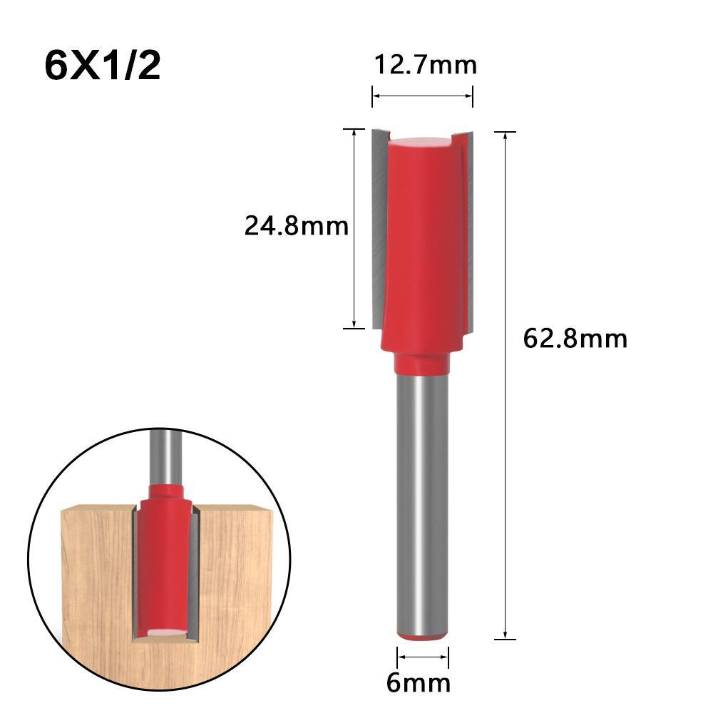 Фреза для гравировки и прорезки пазов по дереву - прямой нож с двумя лезвиями и шестью ручками, инструмент для торцовочного станка.