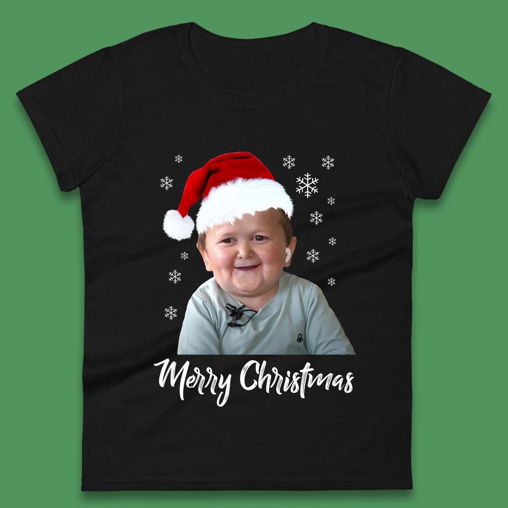 Santa Hasbulla Merry Christmas Womens T-Shirt Mens Tops Tees Unisex