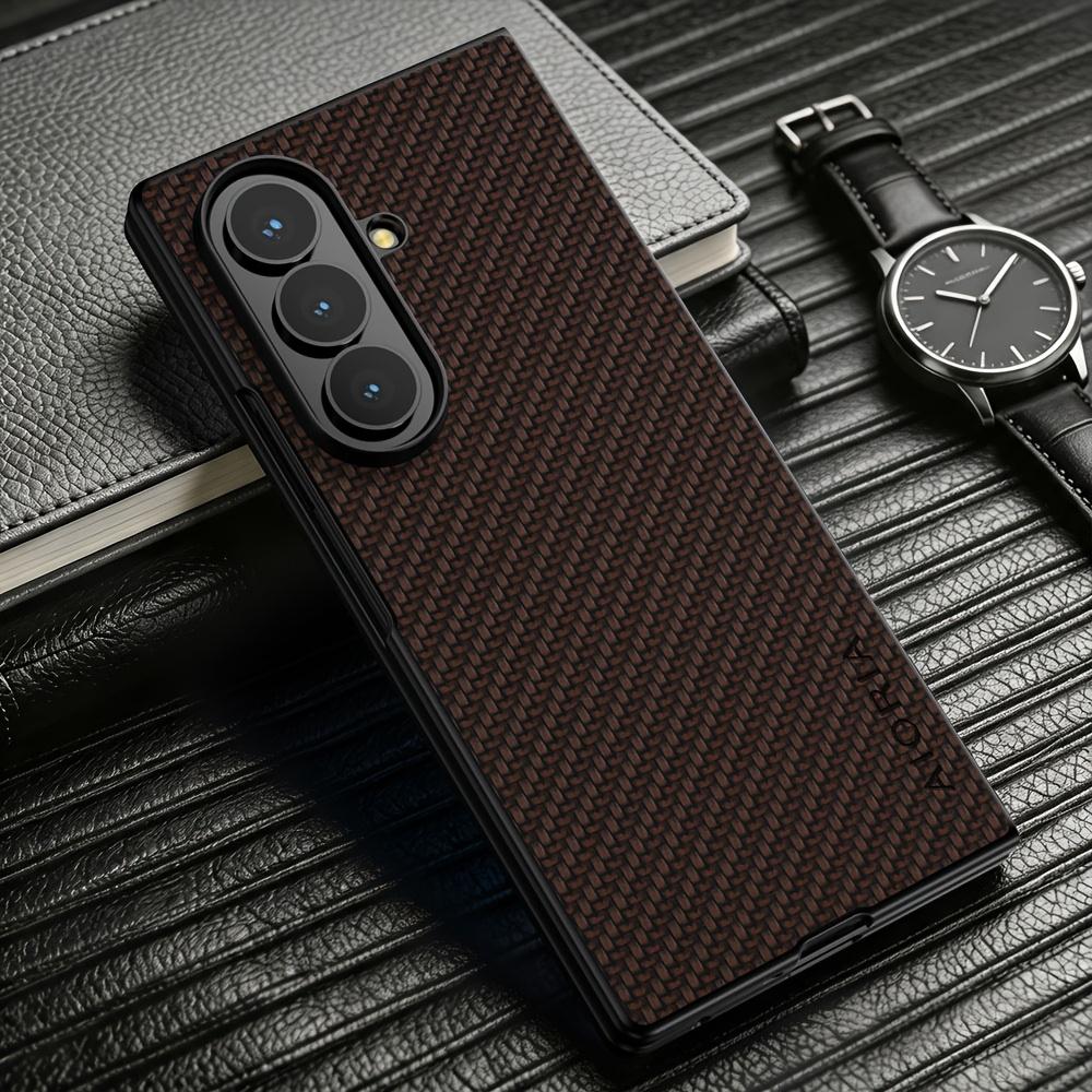 New Fashion Phone Case for Samsung for Galaxy Z Fold 8 Ultra for Samsung for Galaxy Z Flip 8 Business Casual Faux Synthetic Leather Phone Cover