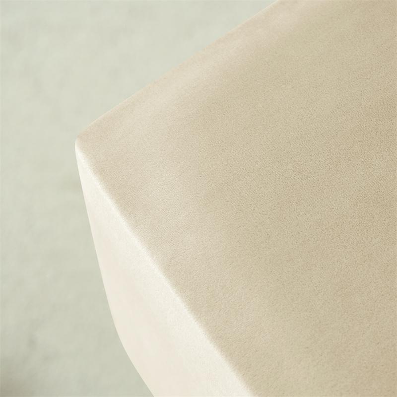 Эластичный Плюшевый Чехол для Пуфика, Квадратный, Всеобъемлющий, Чехлы для Табурета, Утолщенные, Прочные, Накидки для Подставки для Ног для Гостиной