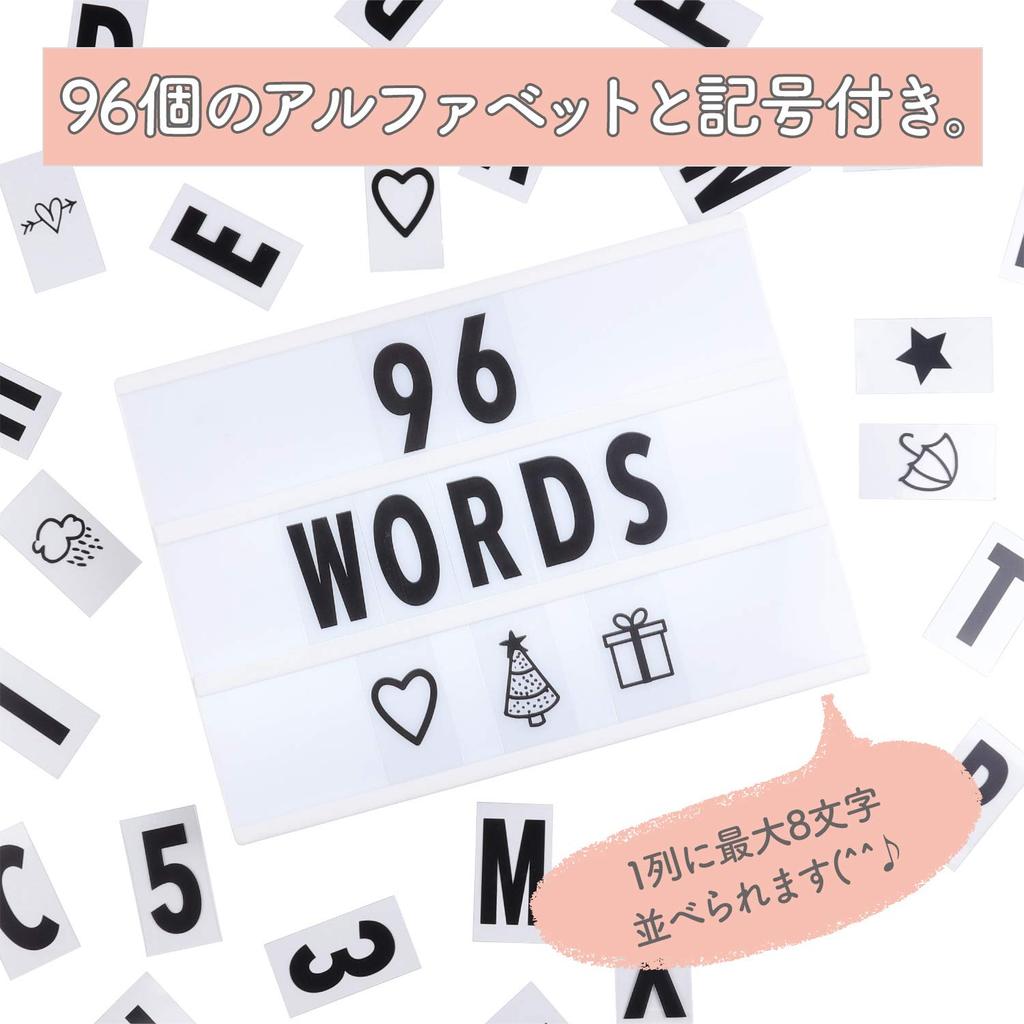 Световая доска для сообщений формата А4 x 22 см x Светодиодная настольная лампа yuzuyu_shop Коробка, (30см 4см), Алфавит, Английский, Интерьер, Освещение, (розовый)