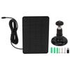 Solar Charging Panel Monocrystalline Silicon 4W 5V with Charging Cable for Outdoor Surveillance