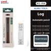 Механический карандаш Uni Kuru Toga Metal, M5-KW/KH Металлический и деревянный корпус Премиум 0,5 мм Автоматический вращающийся механизм Для письма, Чертежный карандаш