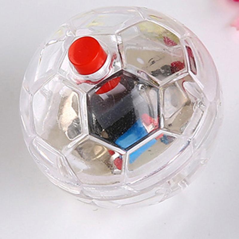 Glowing Ball Cat Toy Football Shape Bounce Ball Toys for Dog Cats Interactive Training Kitten Toys with LED Light Pet Supply