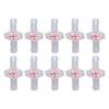 10Pcs Check Valve 1 Way PP Plastic Hose Water Stop Diaphragm Barb for Air Intake Feed 5mm