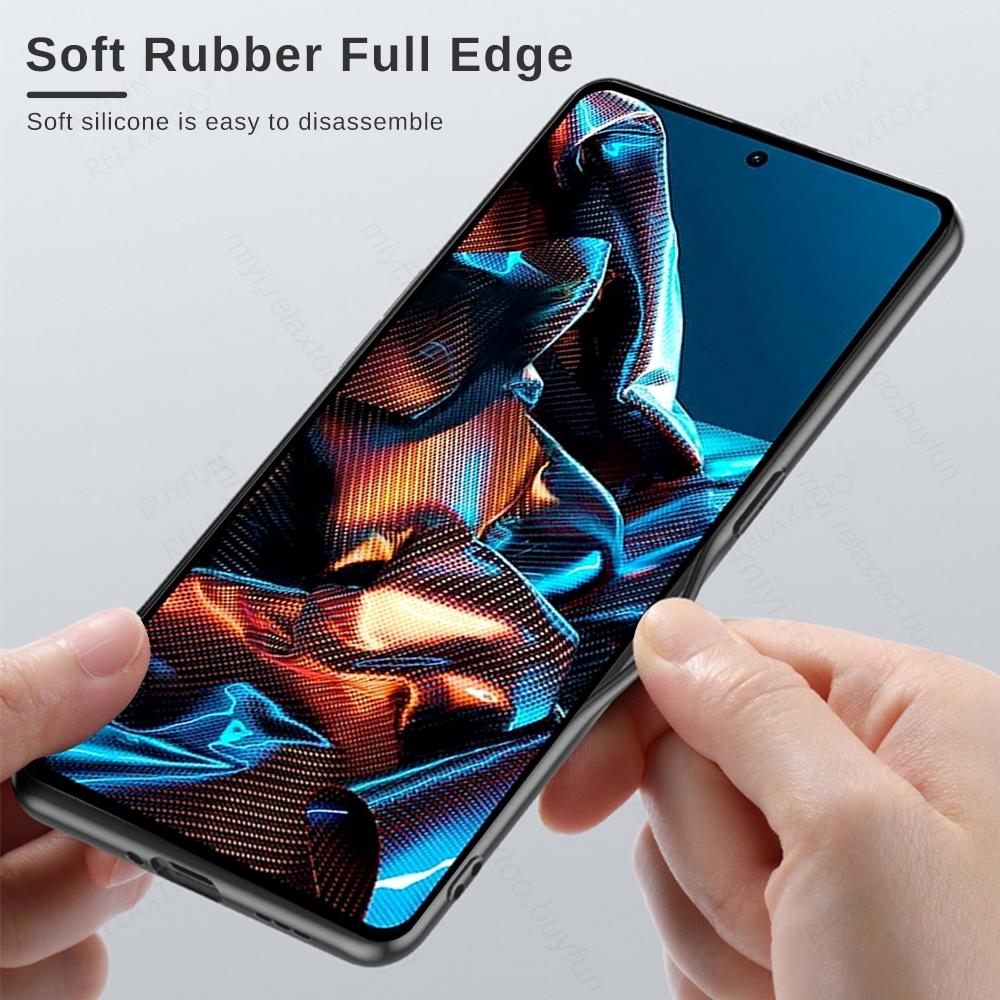 Чехол для телефона из овчины из искусственной кожи для Poco X5 Pro 5G, силиконовый противоударный бампер, задняя крышка для Xiaomi POCO X5Pro