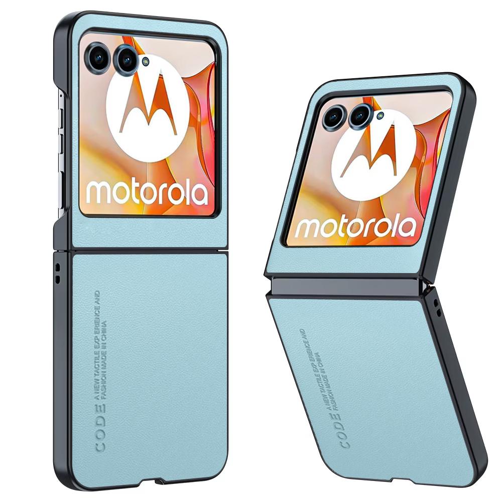 Для Motorola Razr 60 Ultra / Razr 50 Чехол Роскошный защитный чехол из искусственной кожи для Motorola Moto Razr 50 Ultra Funda Capa