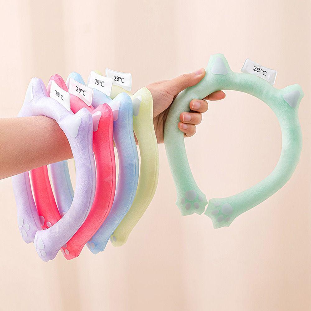 Многоразовый охладитель для шеи, охлаждающее кольцо для шеи длительного действия, охлаждающие обертывания для шеи для фитнеса, лета, улицы