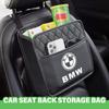 Car Seat Back Hanging Storage Bag Tissue Water Cup Holder For BMW Performance X1 M3 M6 F01 F02 E34 E36 E60 F10 F20 X6 MNJ3