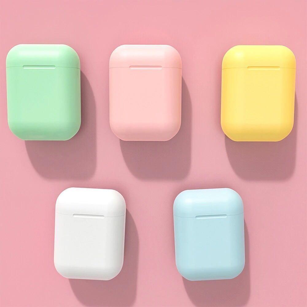 Macaron In-ear Headphones 12 I12 TWS Bluetooth HiFi Sports Headphones for iPhone Xiaomi Samsung