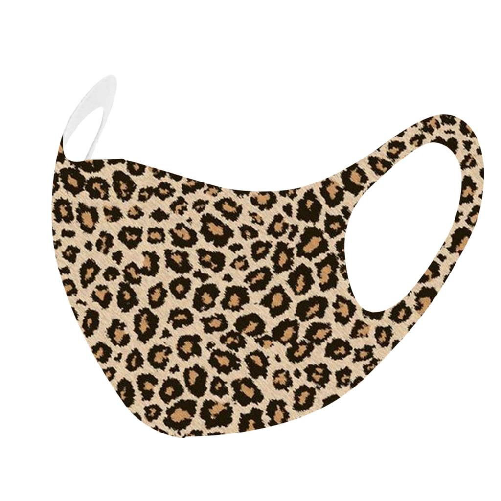 1PC Adult Printed Ice Silk Mask To Against Dusts And Haze Mask