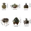 Aromatherapy Stove God of Wealth Small Incense Stove, Treasure Bowl, Three Legged Qilin Divine Beast Incense Stove