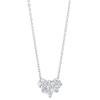 925 пробы стерлингового серебра циркон сердце подвеска ожерелье кулон для женщин ключицы цепочка свадебные украшения подарок аксессуары dz898
