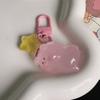 Мультяшная розовая свинья светящиеся фигурки брелок смоляной брелок кулон телефон сумка украшения подарки