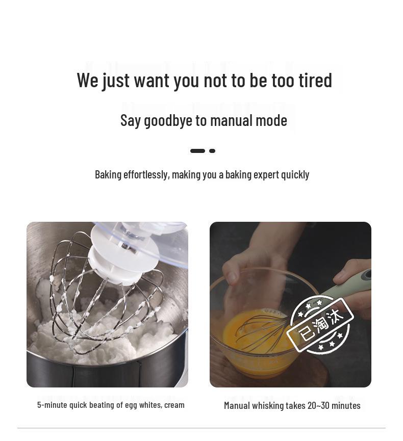 8 л Многофункциональная кухонная машина: Малый домашний стационарный миксер и тестомес