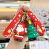 Premium Santa Claus Keychain & Ornament - Festive Car Pendant & Bag Charm for Christmas