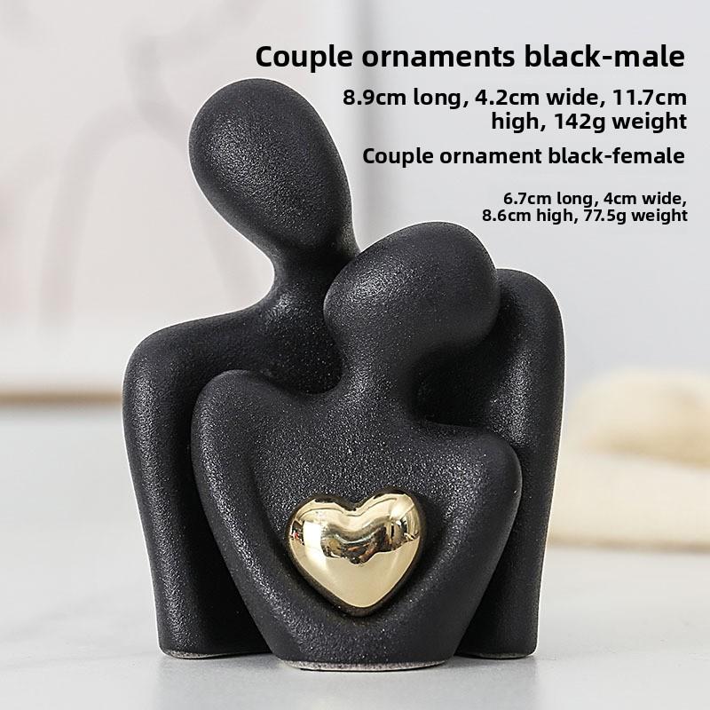 Керамическое украшение ручной работы Свадебный подарок Украшение для пары Керамическое украшение для свадебной комнаты Свадебный подарок на Танабату