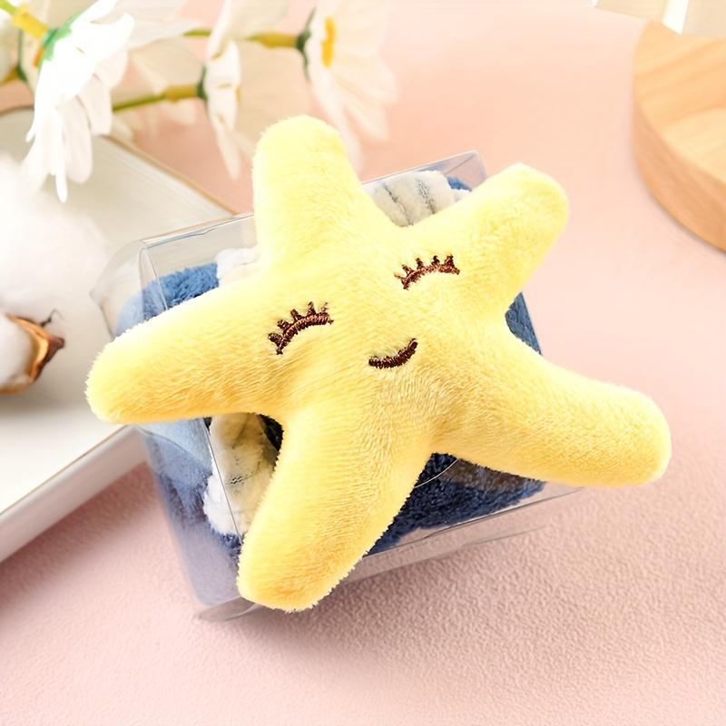 Милые мультяшные полотенца для рук с животными и фруктами, ультрамягкие полотенца из кораллового флиса с коробочной упаковкой, 280 г/м², современный декор для ванной комнаты, идея для подарка на день рождения