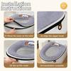 Skin-Friendly Sheep Toilet Seat Cushion Warm Toilet Gasket Universal Toilet Mat  Bathroom Accessory