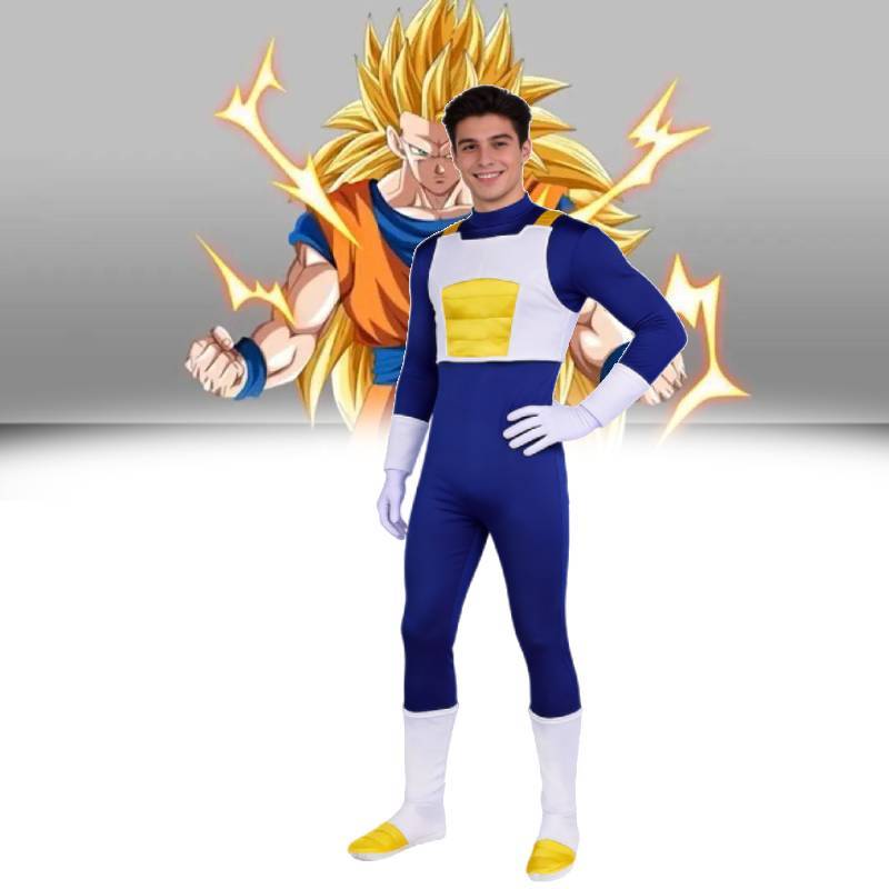 Костюм для косплея Dragon Ball Веджета IV из полиэстера для аниме, игры, ролевых игр